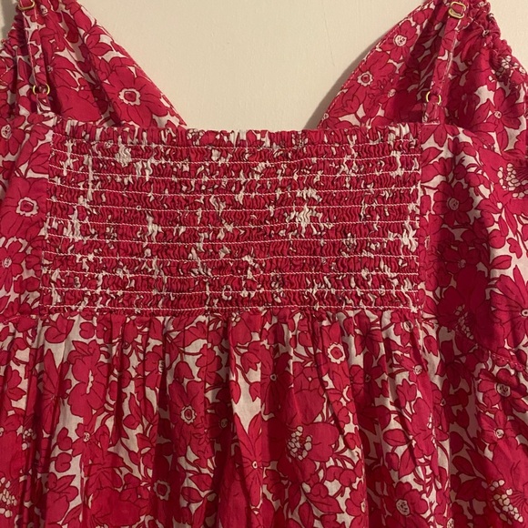 J Crew Cotton Voile Keyhole Cover-Up Maxi Dress Blushing Meadow Size XL - Picture 5 of 11